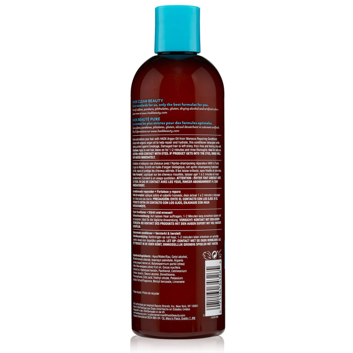 HASK Szampon arganowy, do wszystkich rodzajów włosów, 355 ml