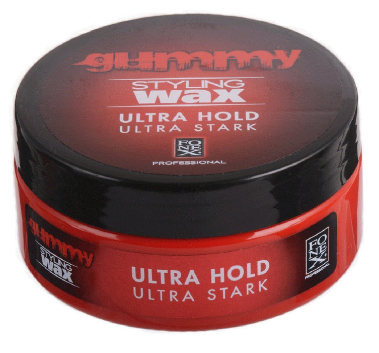 Fonex Styling Pack NEW : Gummy Styling Wax Hard Finish & Ultra strong Hold (po 150 ml) | wosk do włosów z dodatkowym połyskiem | wosk do włosów dla mężczyzn | Hair wax men do krótkich i długich włosów