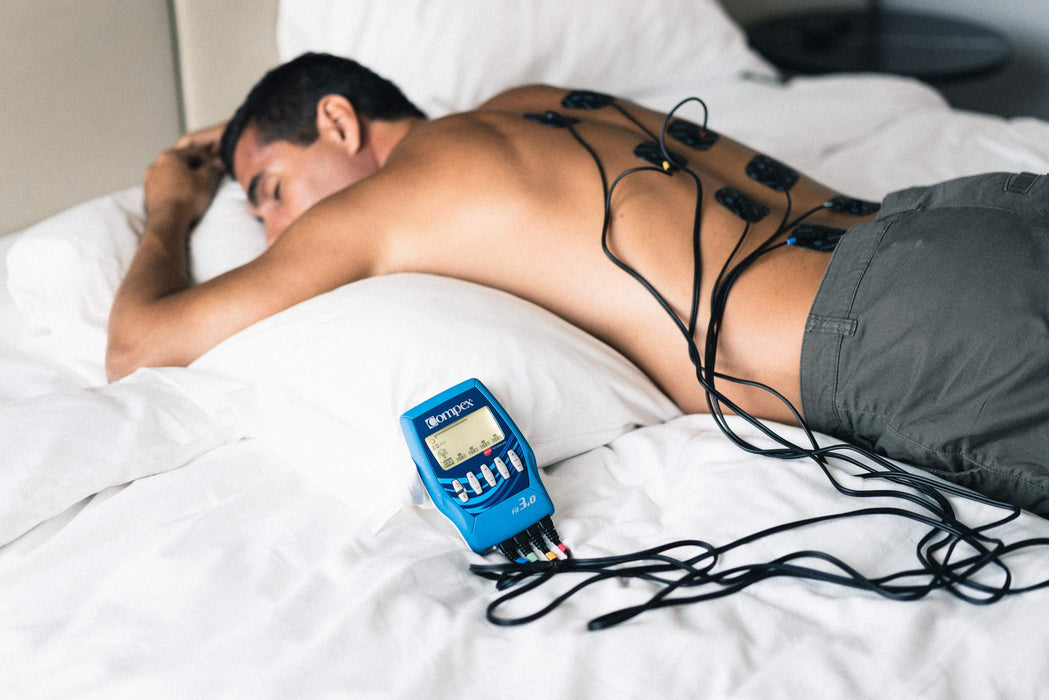 Compex FIT 3.0 urządzenie do stymulacji mięśni, niebieskie