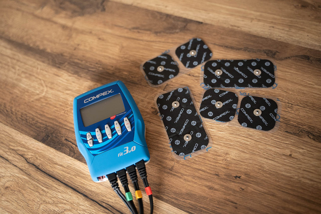 Compex FIT 3.0 urządzenie do stymulacji mięśni, niebieskie