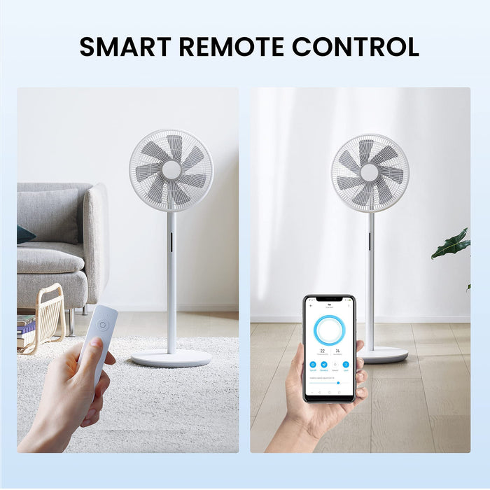 smartmi Falownik wentylator podłogowy 3 do Home Cooler House schowki przenośne klimatyzacja, naturalne sterowanie aplikacją