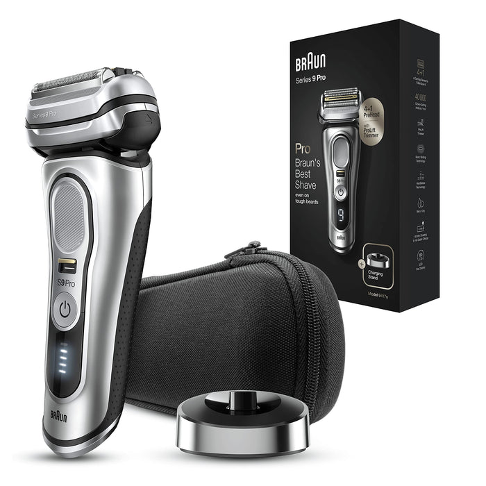 Braun Series 9 Pro Premium Golarka Elektryczna, Srebrny/Czarny