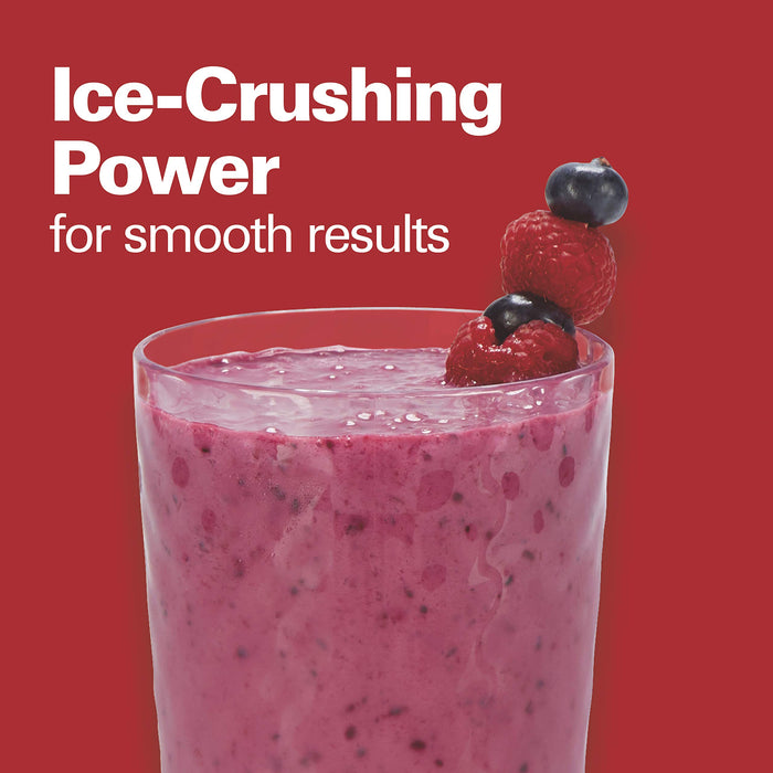 Hamilton Beach - osobisty mikser blender mały mikser stojący i ekspres do smoothie, elektryczny blender z pokrywką podróżną, 0,4l, 175 wat, kubek smoothie bez BPA, czarny (51101B-CE)