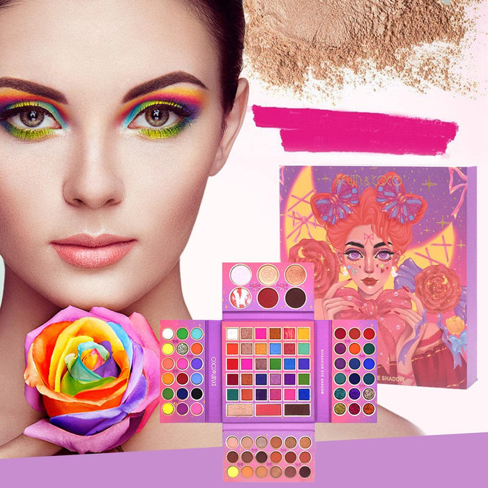 Matowe palety kolorowych cieni do powiek, Matowe Palety Cieni Do Powiek Długotrwałe Silnie Napigmentowane, 93 odcienie wysoce pigmentowane cienie do powiek długotrwały odcień Ylyy