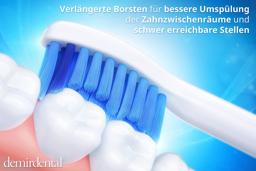 8 sztuk demirdental szczotki do szczoteczek Philips Sonicare Pro Results, średnia główka szczoteczki, HX6018
