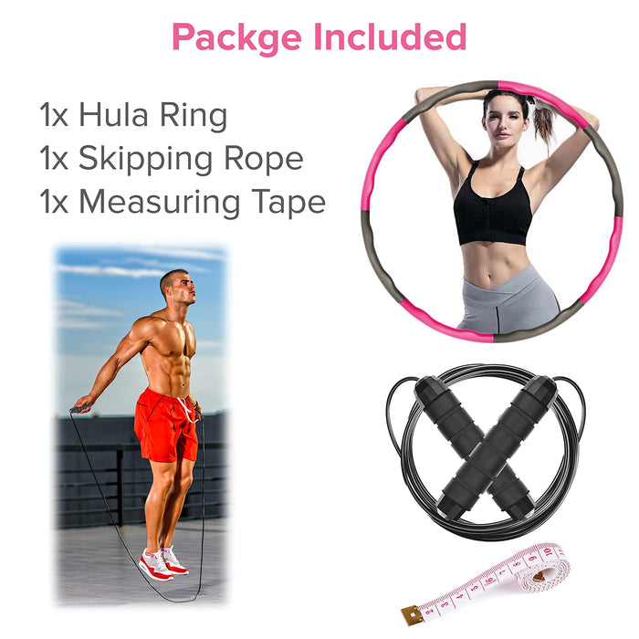 SourceDIY hula Hoop dorośli ważony fitness 100 cm trening gimnastyczny trening piankowy wyściełany pierścień wyszczuplający spalanie tłuszczu i kalorii do wzmocnienia rdzenia sprzętu domowego siłowni