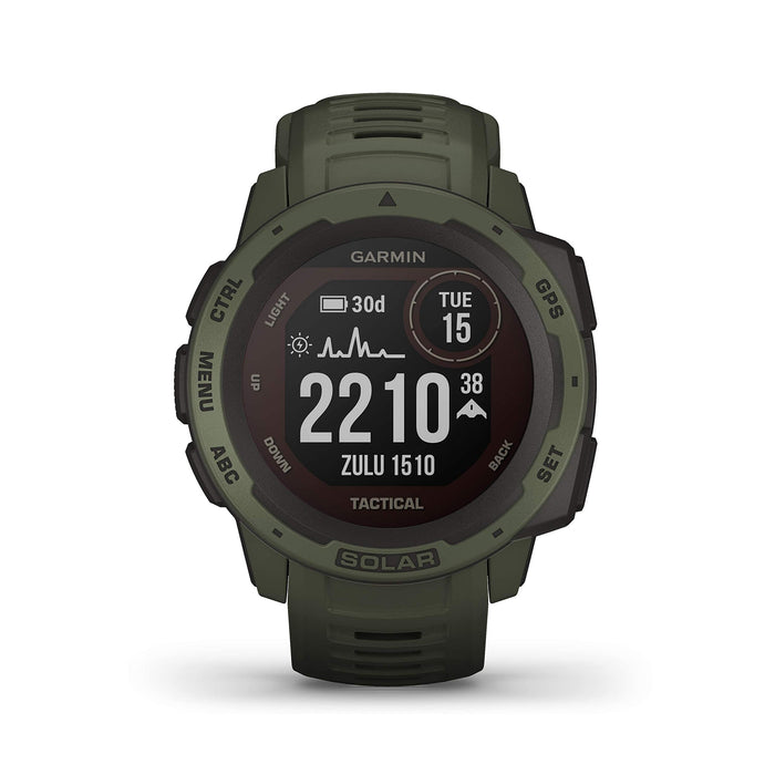 Garmin Instinct Solar Tactical taktyczny zegarek GPS z baterią słoneczną, mchowy