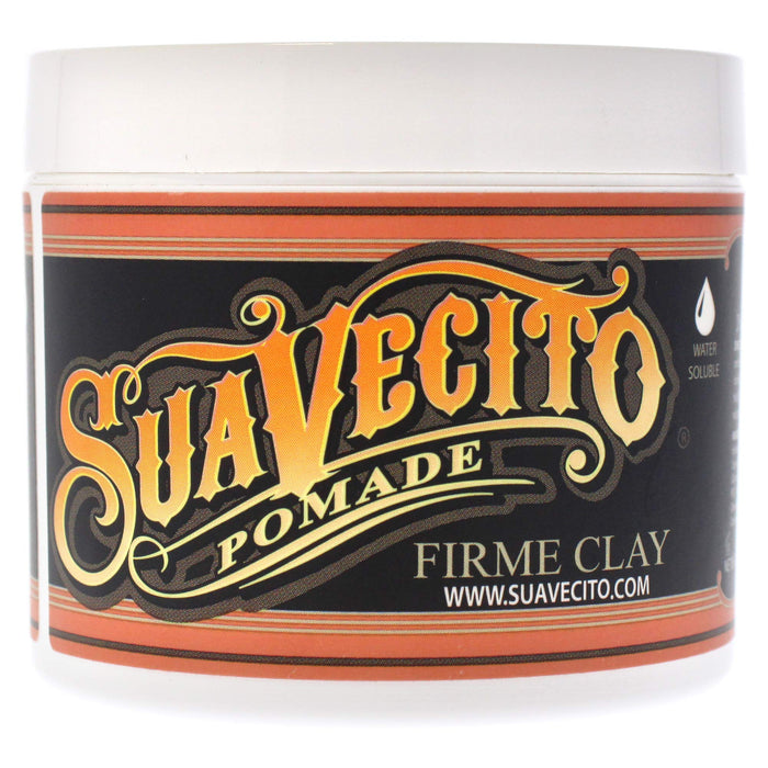 Suavecito Pomade Firme Clay, Strong Hold Hair Clay For Men, Low Shine Matte Hair Clay, Pomade For Natural Texture Hairstyles, 4oz/113g