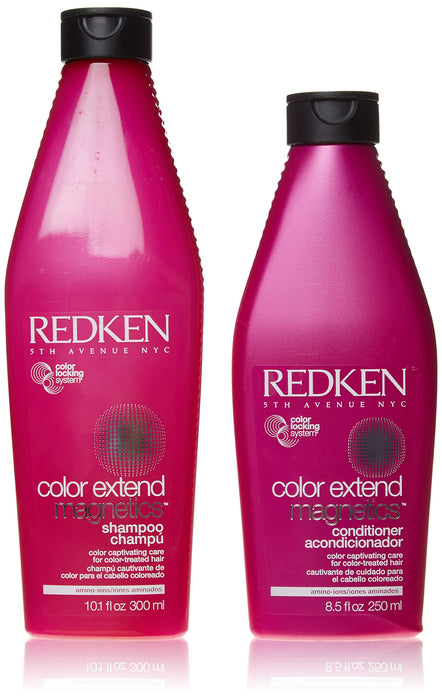 Redken Color Extend Magnetics, Komplet Szampon i Odżywka 300 ml/250 ml