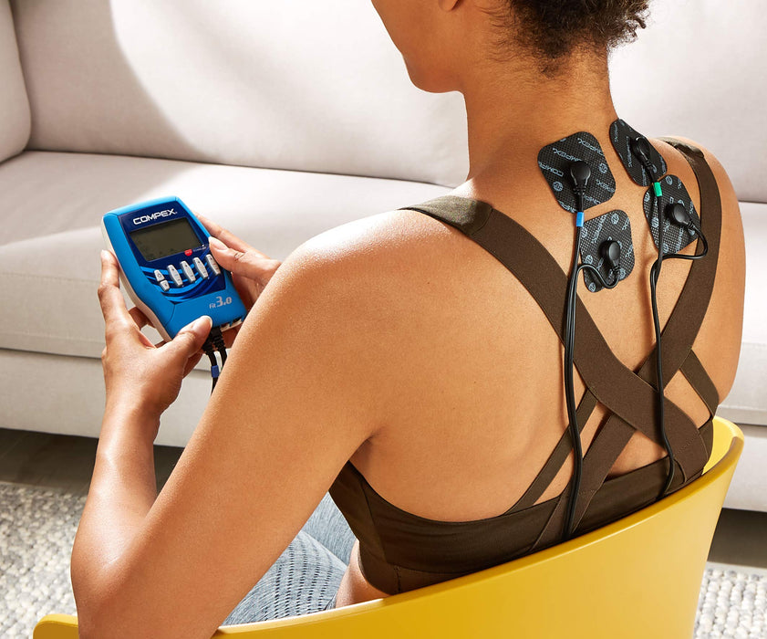 Compex FIT 3.0 urządzenie do stymulacji mięśni, niebieskie