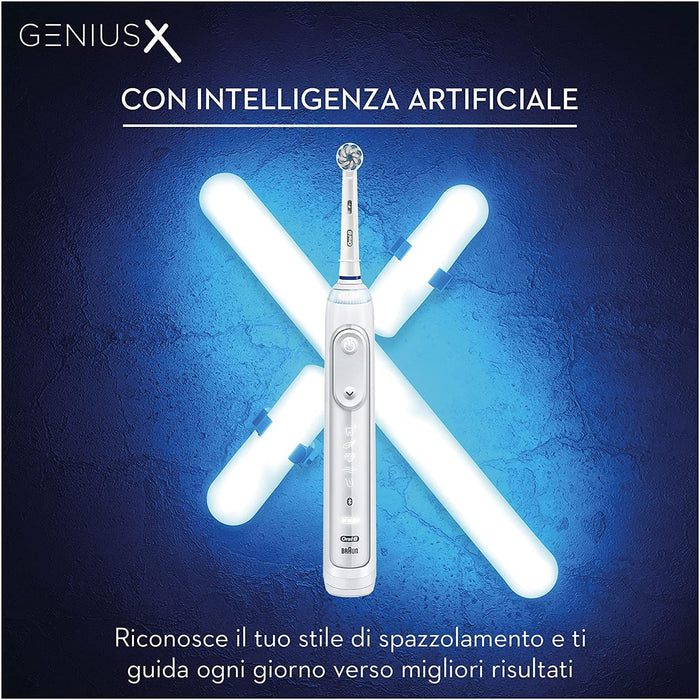 Oral-B Genius X White Szczoteczka Elektryczna, Biały, 6 programów