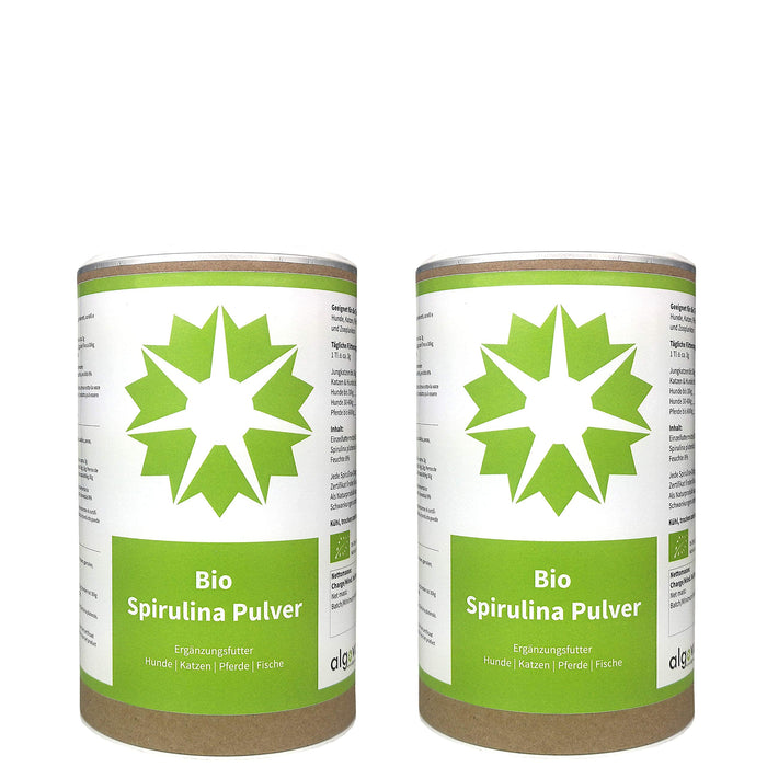 Organiczna spirulina w proszku suplement diety pies kot koń krewetki algova® (2kg)