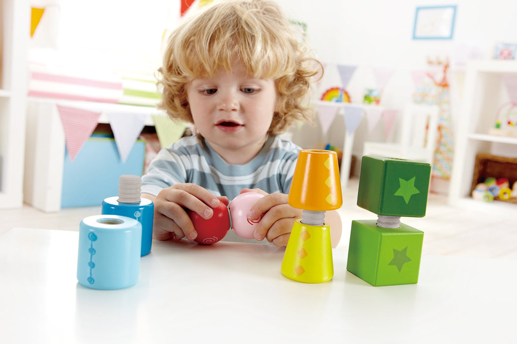 Hape E0416,Pl, Zakręcone Klocki E0416