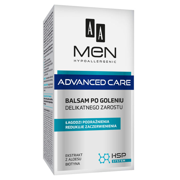 AA Men Advanced Care Balsam po goleniu delikatnego zarostu 100 ml
