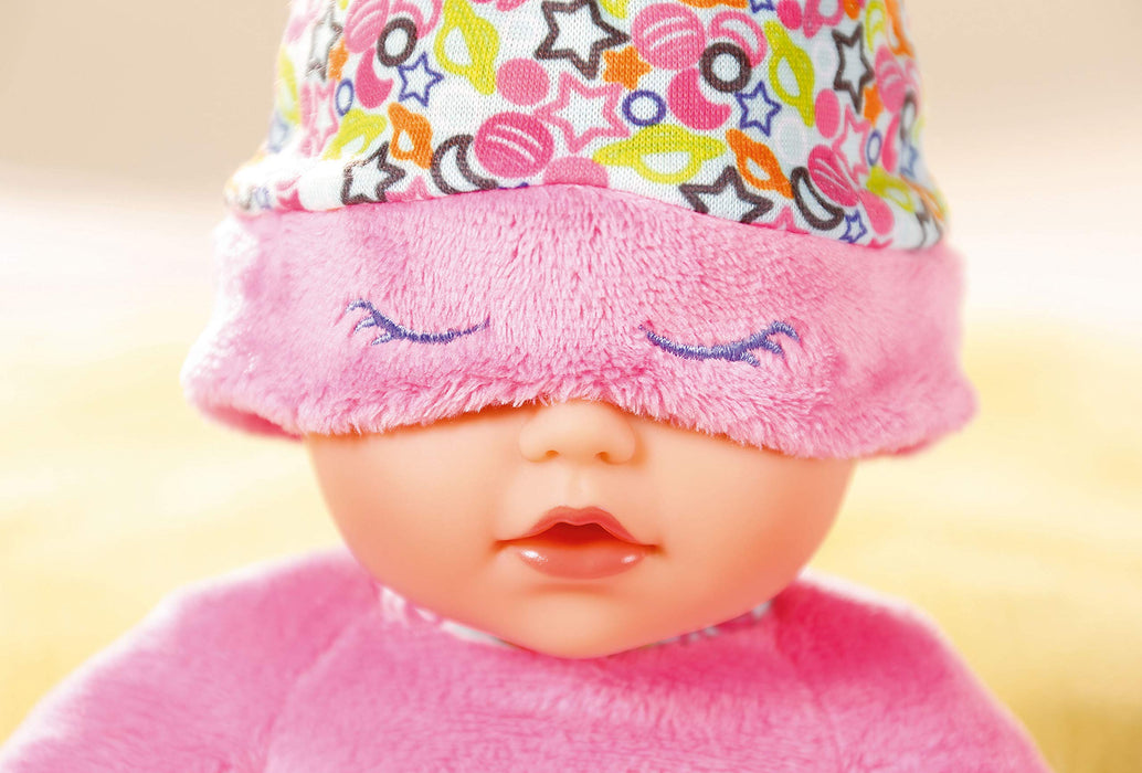 BABY Born 829684 Sleepy lalka 30 cm – mała i miękka – lekka dla małych dłoni, kreatywna gra wspiera empatię i umiejętności społeczne, dla noworodków – w zestawie czapka do spania