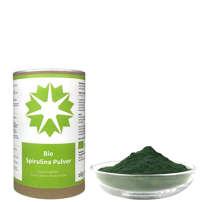 Organiczna spirulina w proszku suplement diety pies kot koń krewetki algova® (2kg)