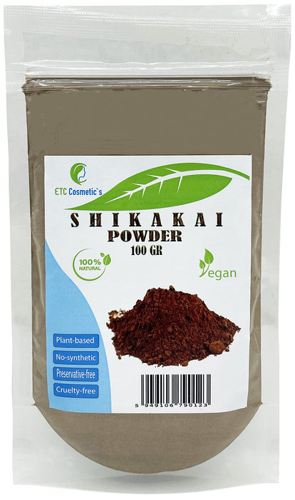 Shakai Pulower – 100/200/300 g – dobra zdolność do czyszczenia włosów | nadaje się do wszystkich rodzajów włosów i skóry tłustej, problematycznej | 100% czyste i naturalne (100 g)