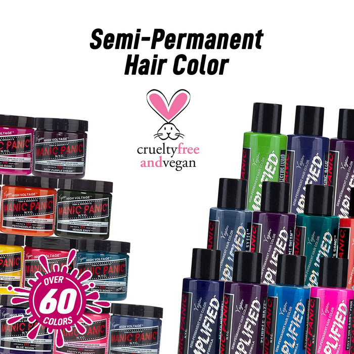 Manic Panic - Fuschia Shock Classic Creme Vegan Cruelty Free Pink Semi Permanent Hair Dye 118 ml