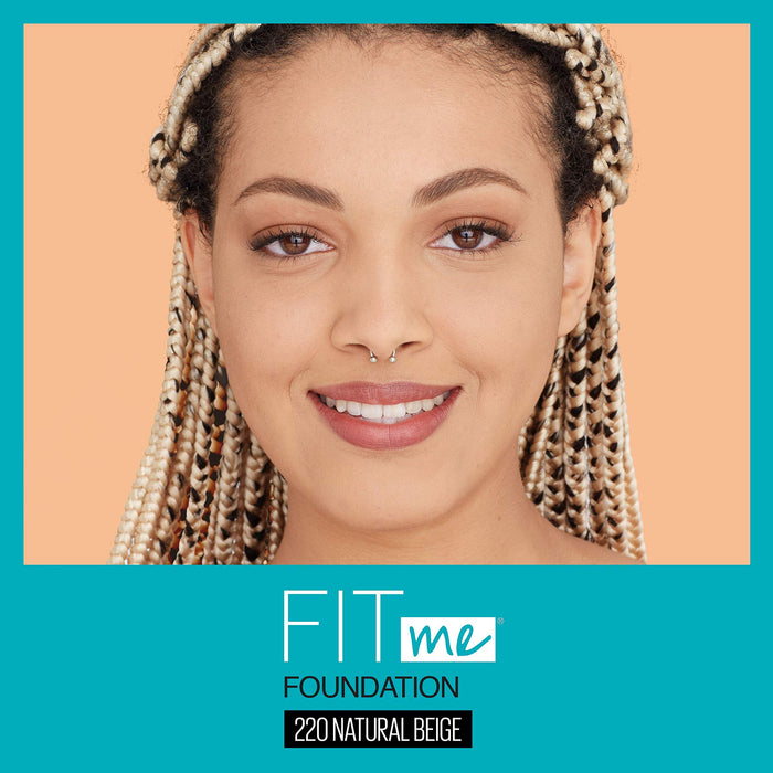 Maybelline Matowy Plus Poreless podkład Fit Me - naturalny beżowy