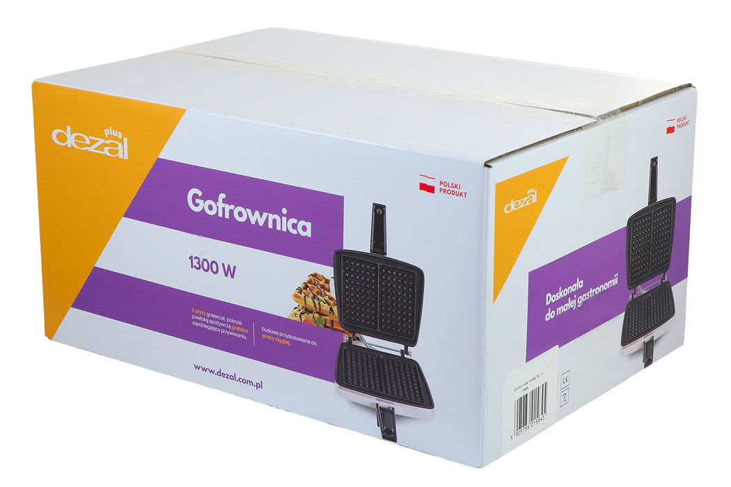 Dezal Gofrownica, Biały, 1300 W