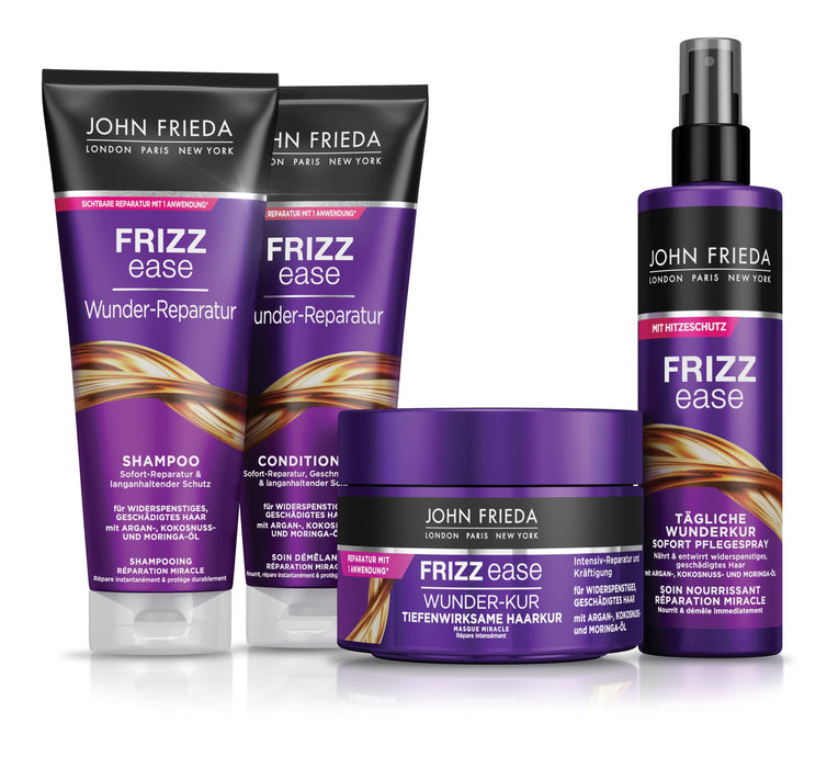 John Frieda Frizz Ease Wunder-Kur - głęboko skuteczna kuracja do włosów - zawartość: 250 ml - do niesfornych włosów - intensywna naprawa i wzmocnienie