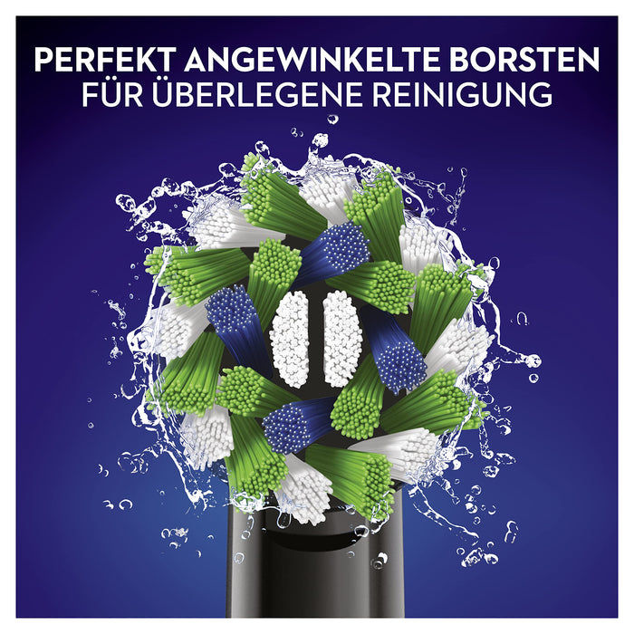 Oral-B CrossAction CleanMaximiser Końcówki do Szczoteczki , Czarny, 6 Sztuk,