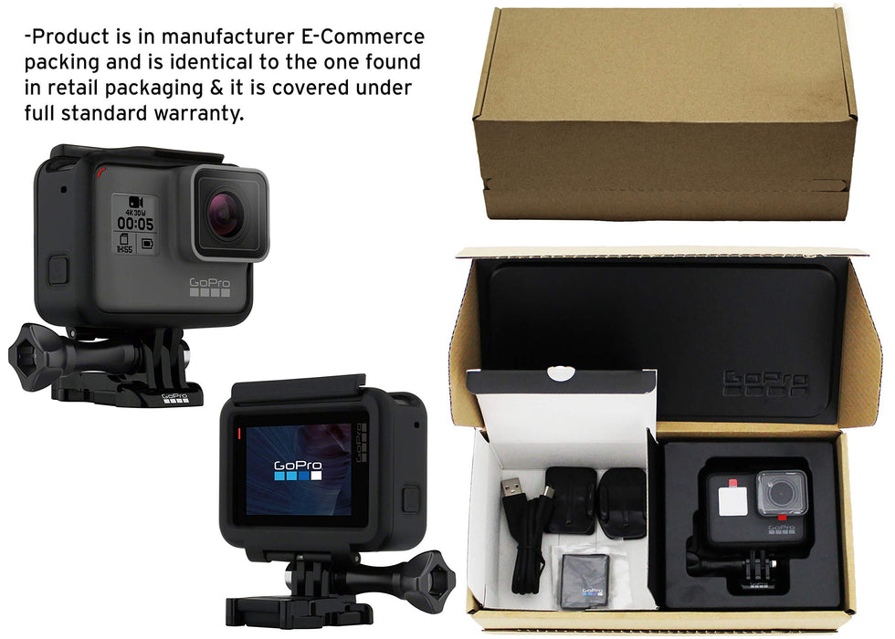 GoPro Hero5 kamera sportowa 12 megapikseli, czarno-szara