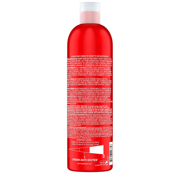 Tigi Bed Head Urban Antidotes Resurrection, Szampon i Odżywka do Włosów Zniszczonych, 2 x 750 ml