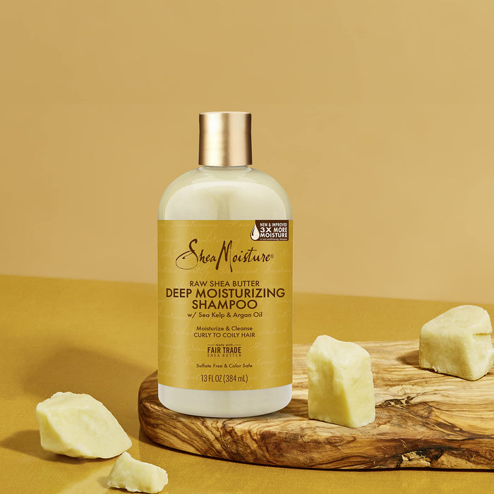 Shea Moisture Raw Shea Butter Moisture Retention Shampoo, 1 opakowanie (1 x 384 ml)