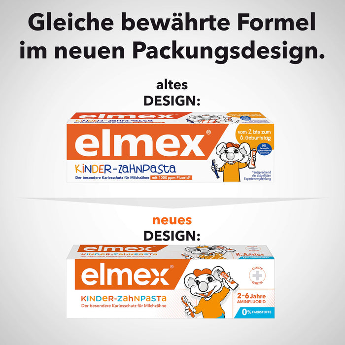 Elmex 784638 Pasta do Zębów dla Dzieci, 2-6 lat, 50 ml