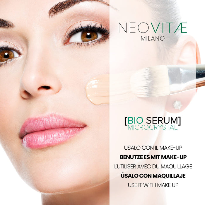 Neovitae - Bio serum do twarzy 100% czysty kwas hialuronowy z witaminą C - Organiczne, wysoko skoncentrowane - Przeciwzmarszczkowe serum o natychmiastowym działaniu poprawiającym kontur twarzy, szyi i oczu - 30ml