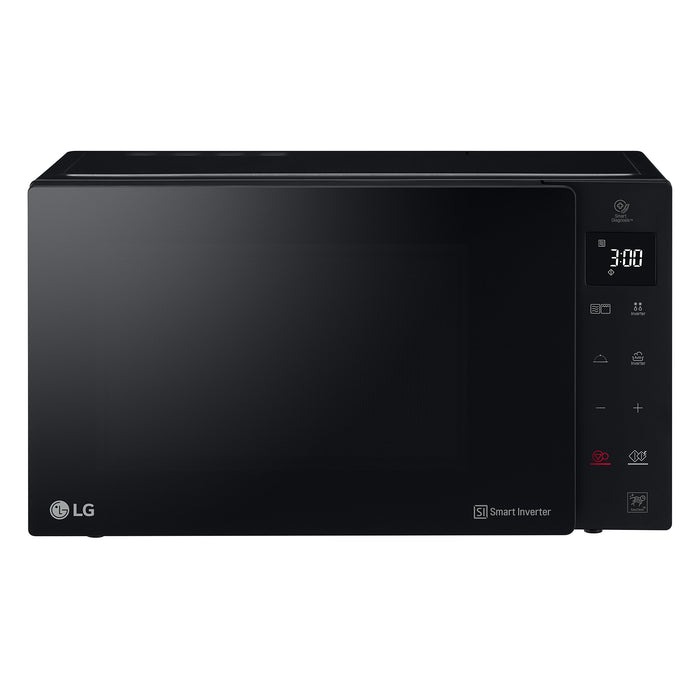 LG - Kuchenka mikrofalowa, grill, Smart Inverter 476 x 272 x 388 mm, czarny przezroczysty