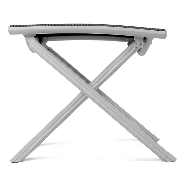 Vanage aluminiowy składany stołek – krzesło składane nadaje się na kemping, do ogrodu, na taras lub balkon