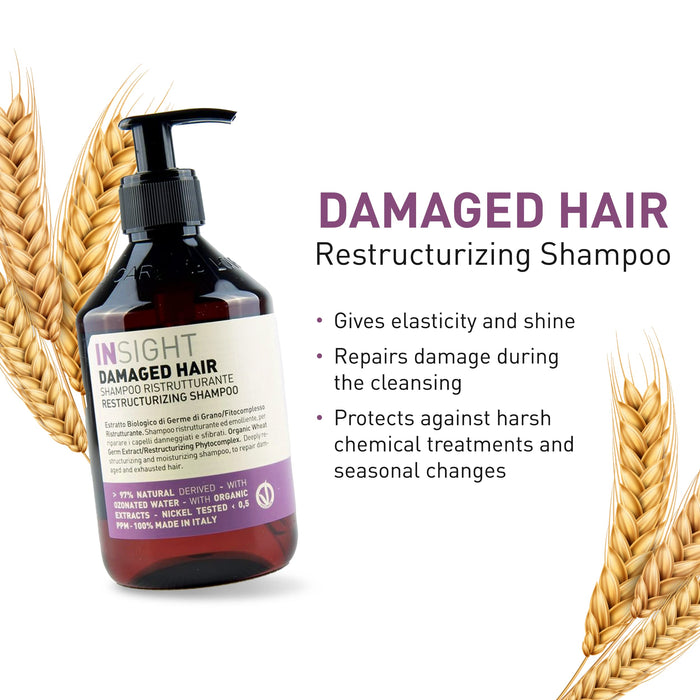 INSIGHT Restructurizing Shampoo 400 ml Restrukturujący szampon do zniszczonych włosów
