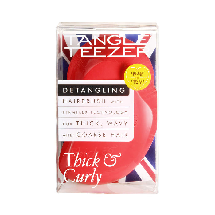 Tangle Teezer - Thick & Curly Salsa Red | Profesjonalna szczotka do włosów specjalnie do grubych i kręconych włosów