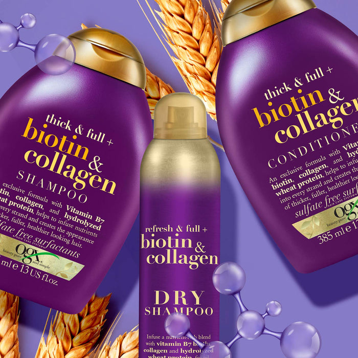 OGX Thick & Full Biotin & Collagen szampon, 385 ml