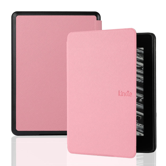 YEARN MALL Etui do czytnika e-booków Kindle Paperwhite (11. generacji, 2021) i Kindle Paperwhite Signature Edition, lekka obudowa z automatycznym budzeniem/uśpieniem, różowa