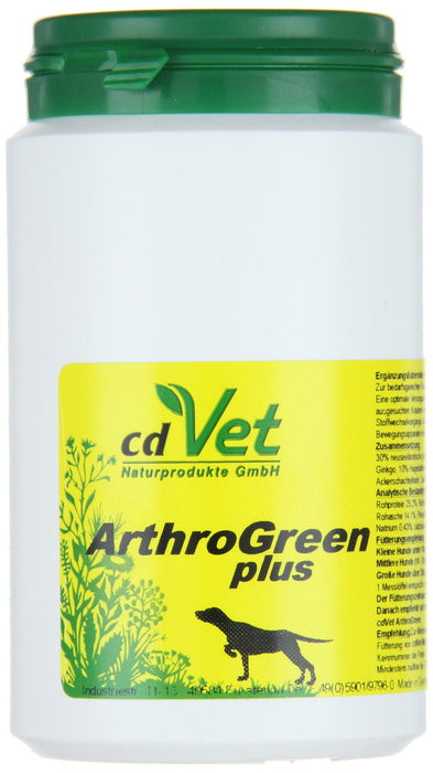 cdVet ArthroGreen Plus 150 g – naturalny i skuteczny suplement diety wspierający stawy dla psa i kota dzięki witaminom i minerałom