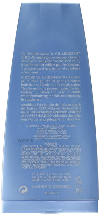Azzaro Chrome, szampon i żel pod prysznic dla mężczyzn i włosów, 300 ml