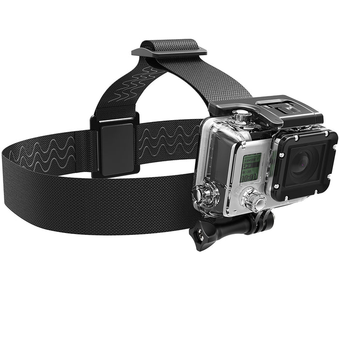Sabrent GoPro uchwyt na kamerę z paskiem na głowę (kompatybilny ze wszystkimi kamerami GoPro), GP-HDST