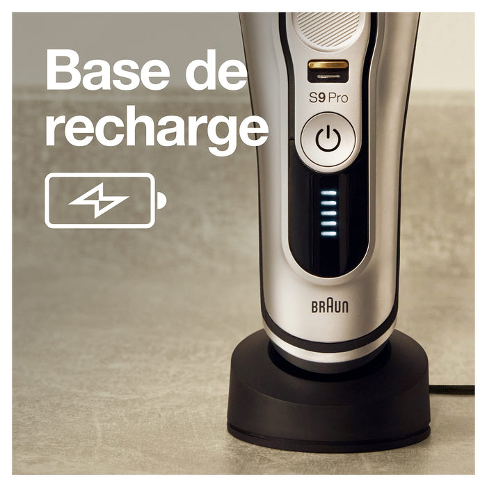 Braun Series 9 Pro Premium Golarka Elektryczna, Srebrny/Czarny