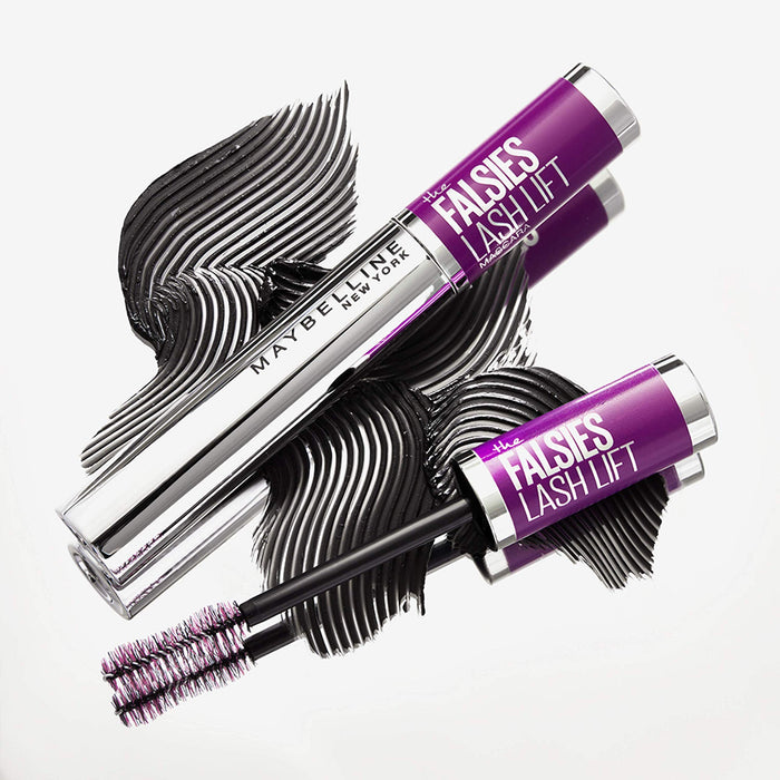 Maybelline New York The Falsies Lash Lift tusz do rzęs wydłużający, intensywnie zagęszczający i mocno podkręcający, maskara z włókienkami, 01 Black, 9 ml