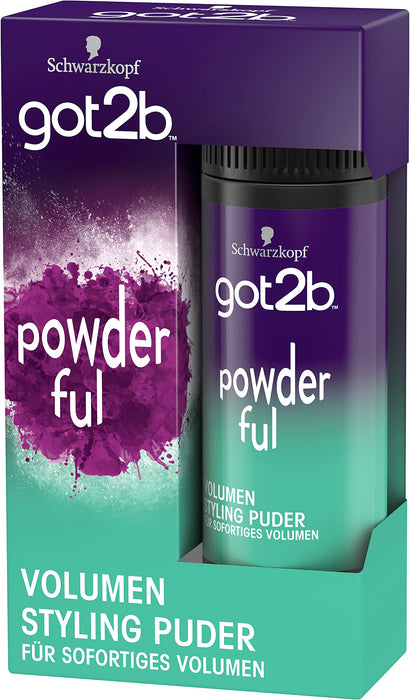 Schwarzkopf got2b Puder do stylizacji włosów, 1 opakowanie (1 x 10 g)