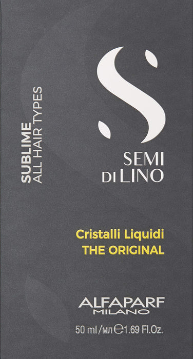 Alfaparf Milano - New products - Spray pour avoir les Cheveux Brillant Semi Di Lino Alfaparf Milano Sublime Cristalli (50 ml)