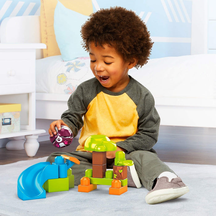 Mega, Mega Bloks Klocki A Kuku Zjeżdżalnia + Panda GKX68