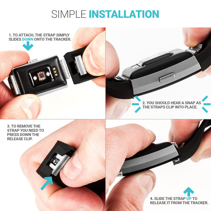 Yousave Accessories Bransoletka kompatybilna z Fitbit Charge 2, zamienna bransoletka fitness i pasek do zegarka, silikonowa bransoletka sportowa i opaska fitness, bransoletka do zegarka na rękę Fitbit Charge2 w 15 kolorach