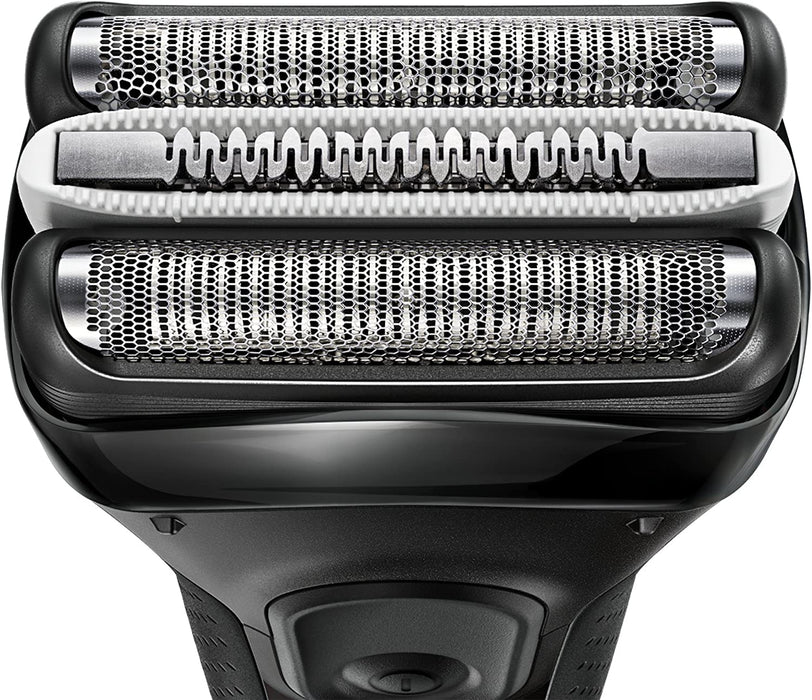 Braun Seria 3 Proskin 3040S Golarka Elektryczna, Czarny/Niebieski, 1 Sztuka