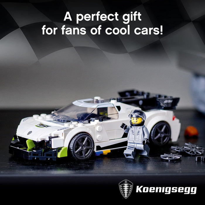 LEGO Speed Champions 76900 Koenigsegg Jesko — najlepsza zabawkowa replika auta dla dzieci (280 elementów)