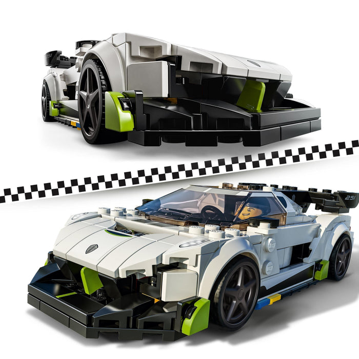 LEGO Speed Champions 76900 Koenigsegg Jesko — najlepsza zabawkowa replika auta dla dzieci (280 elementów)