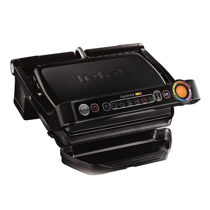 Tefal GC712812 Optigrill+ Grill Elektryczny, Stal Nierdzewna, 2000 W, L, Czarny